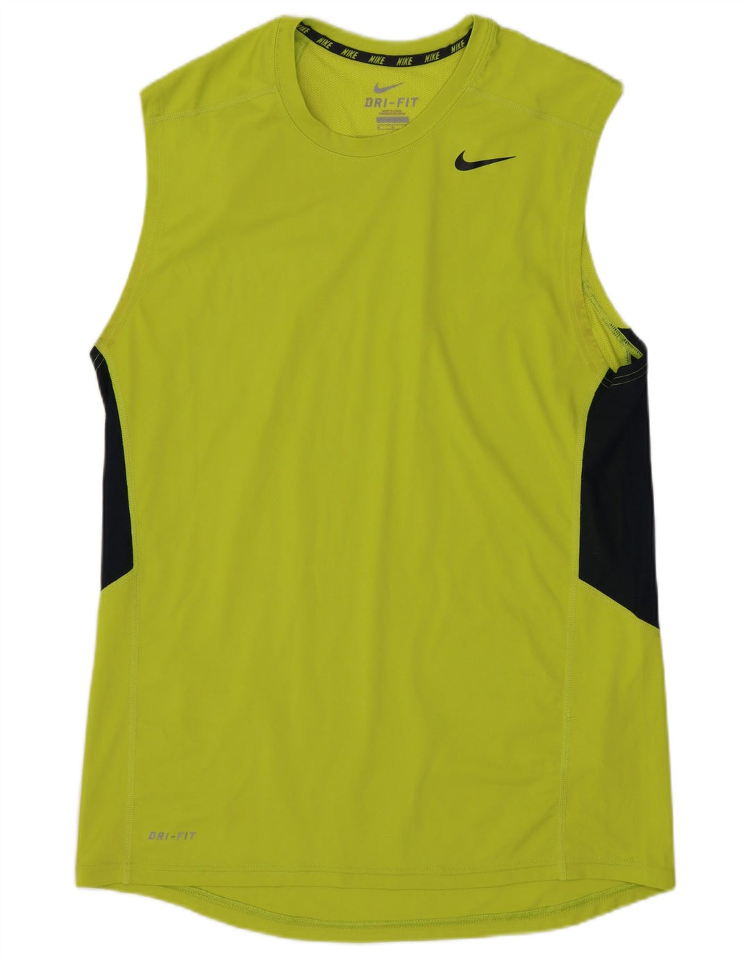 Nike Herre Dri Fit Vest Top Medium Grøn Colourblock