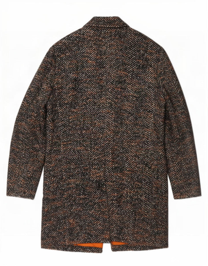 Etro Herre Overfrakke IT 52 XL Brun Sildebensuld Classic