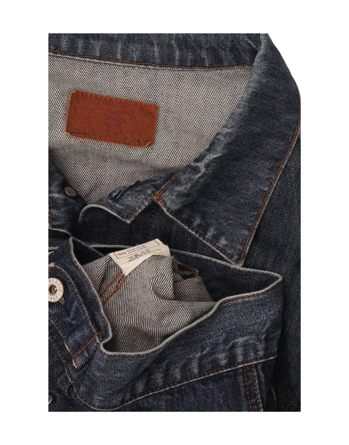 Energie Dame denimjakke UK 16 Large Blue Cotton