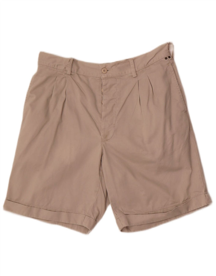 Avirex Herre Pegged Chino Shorts W32 Medium Beige Bomuld