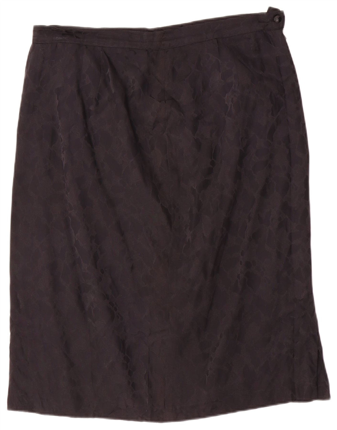 Vintage lige nederdel til kvinder IT 46 Large W34 Black Silk