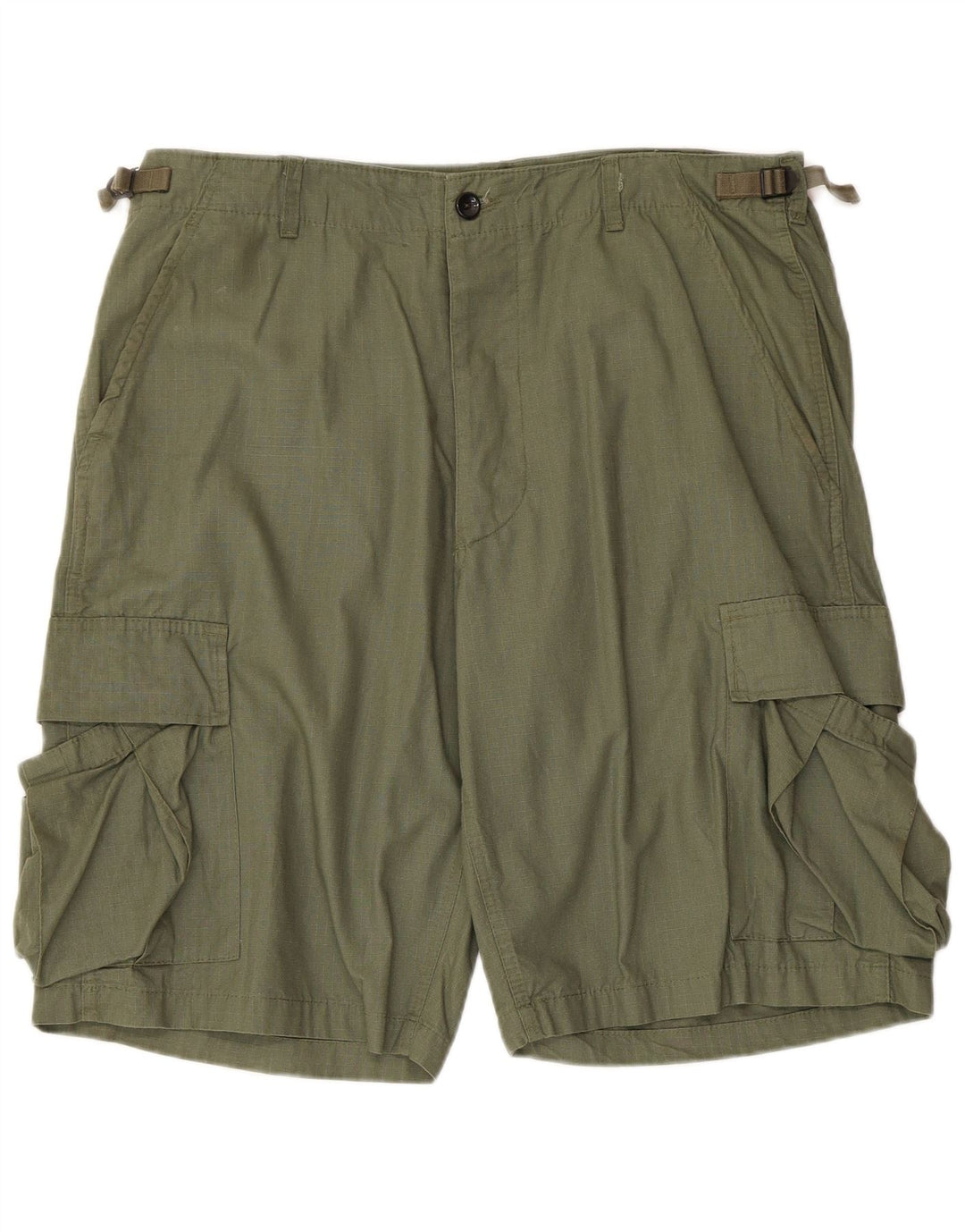 Mil-Tec Herre Cargo Shorts XL W38 Grøn Bomuld