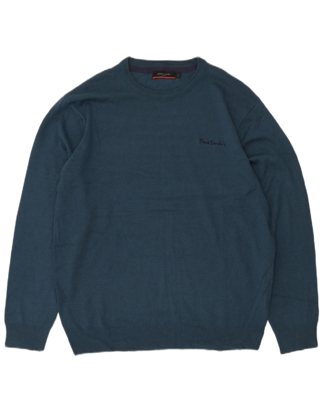 Pierre Cardin Herre rund hals trøje stor marineblå akryl