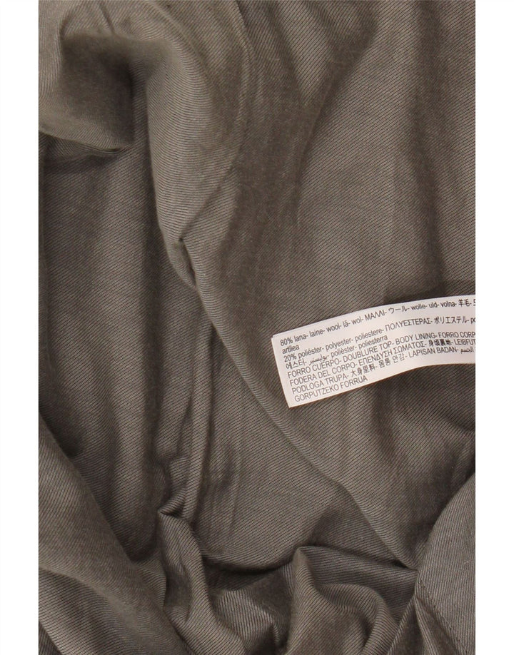 Massimo Dutti Herre 2-knaps blazerjakke EU 52 Stor brun uld