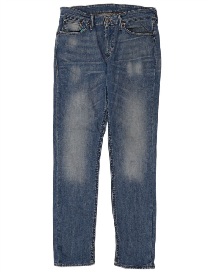 Levi's Slim Jeans til mænd W31 L32 blå bomuld