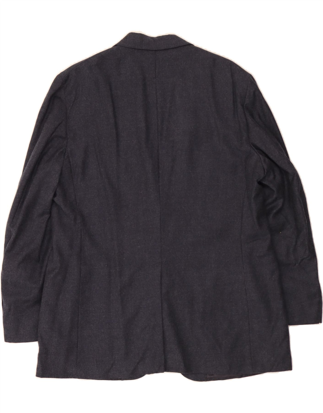 VINTAGE Mens 2 Button Blazer Jacket UK 40 Large Navy Blue Wool Vintage Vintage and Second-Hand Vintage from Messina Hembry 