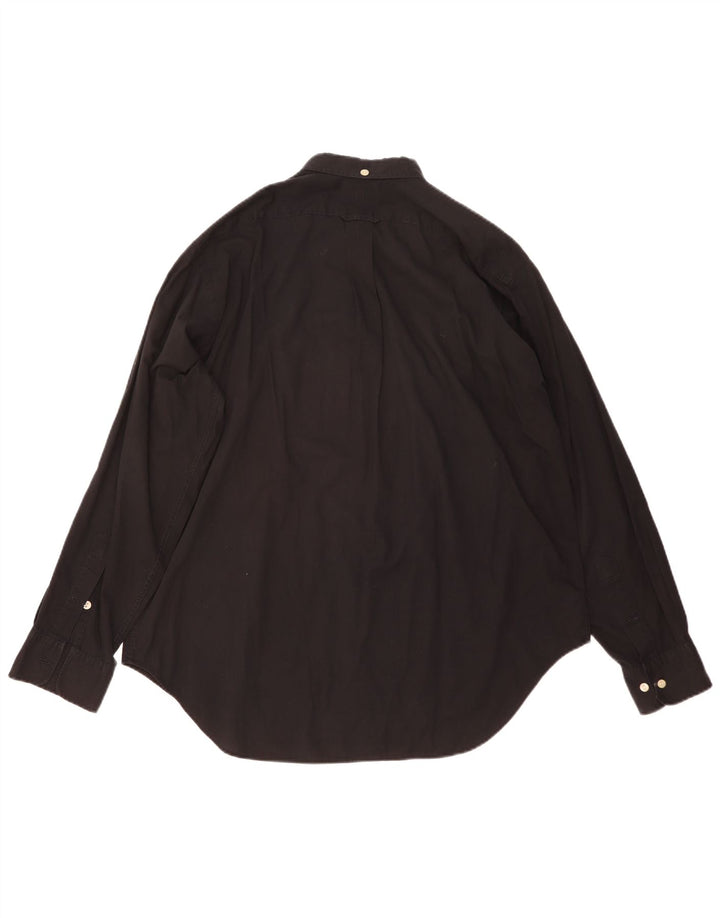 Rifle Herre Relaxed Fit skjorte Medium Sort Bomuld