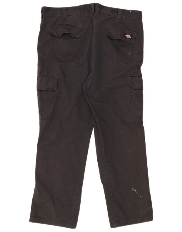 Dickies Herre Straight Cargo Bukser W40 L28 Sort Polyester