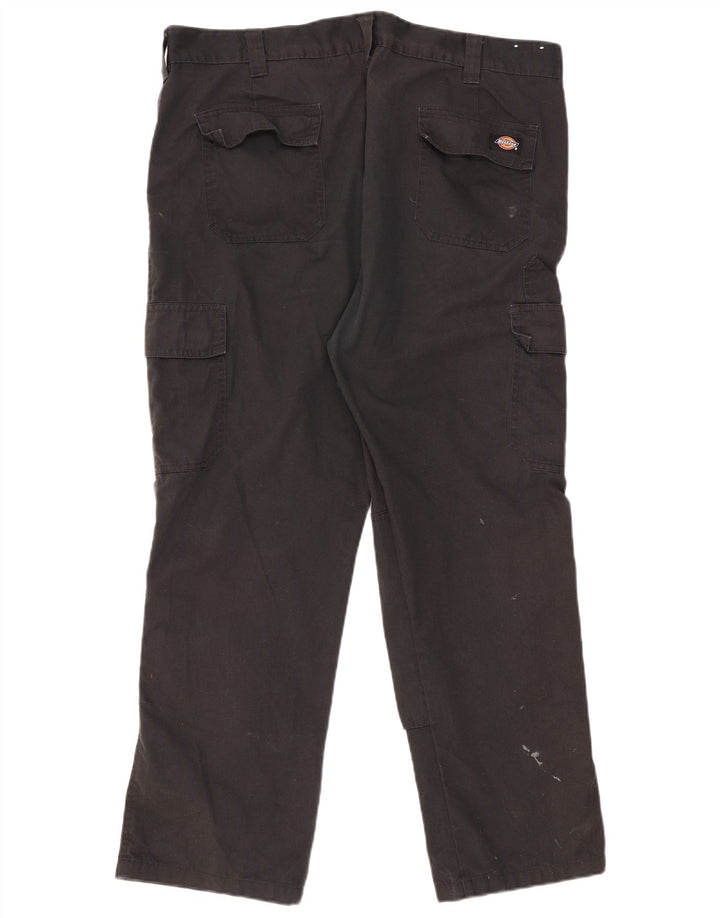 Dickies Herre Straight Cargo Bukser W40 L28 Sort Polyester