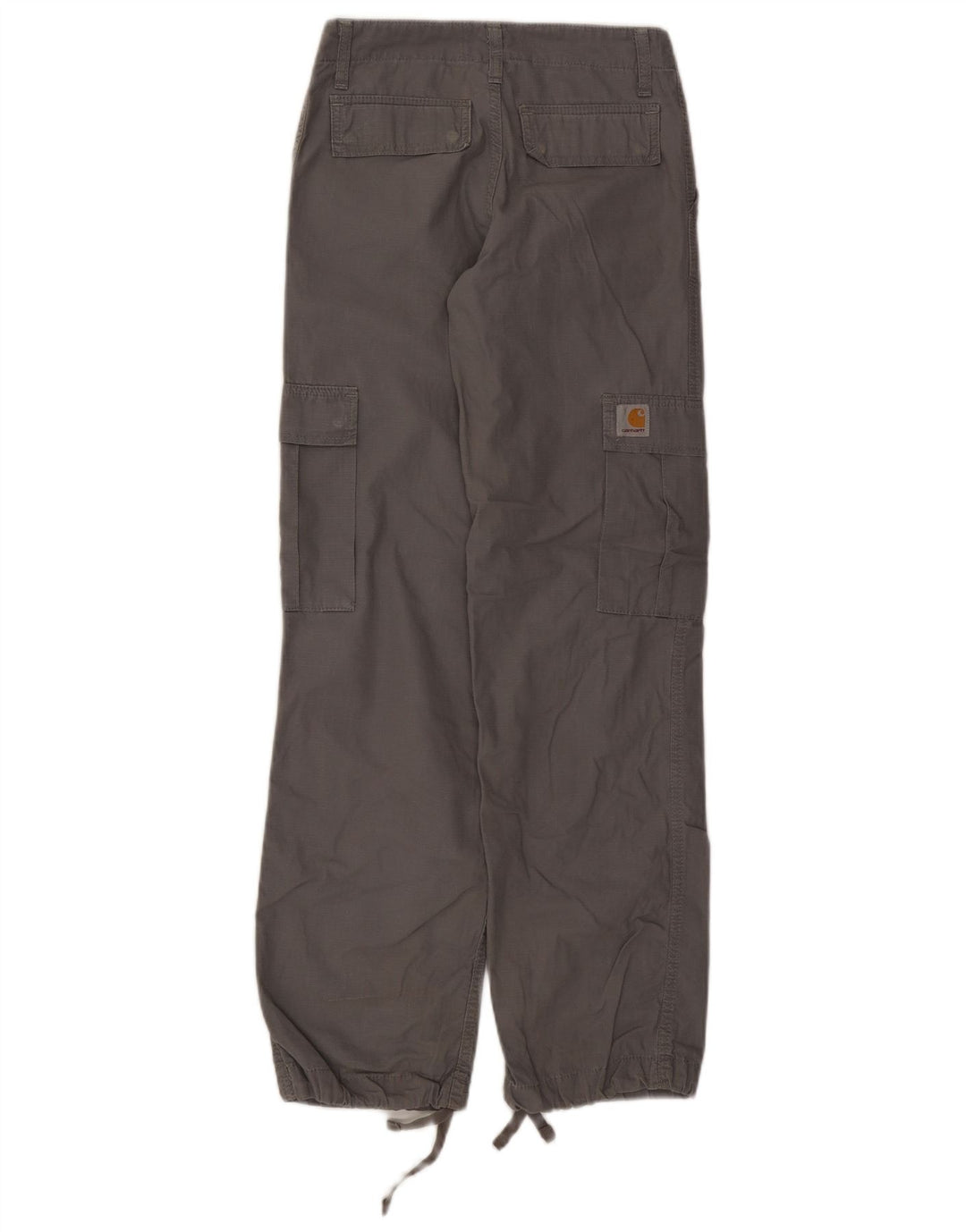 Carhartt Lige Cargo-bukser til kvinder W24 L31 Grå bomuld