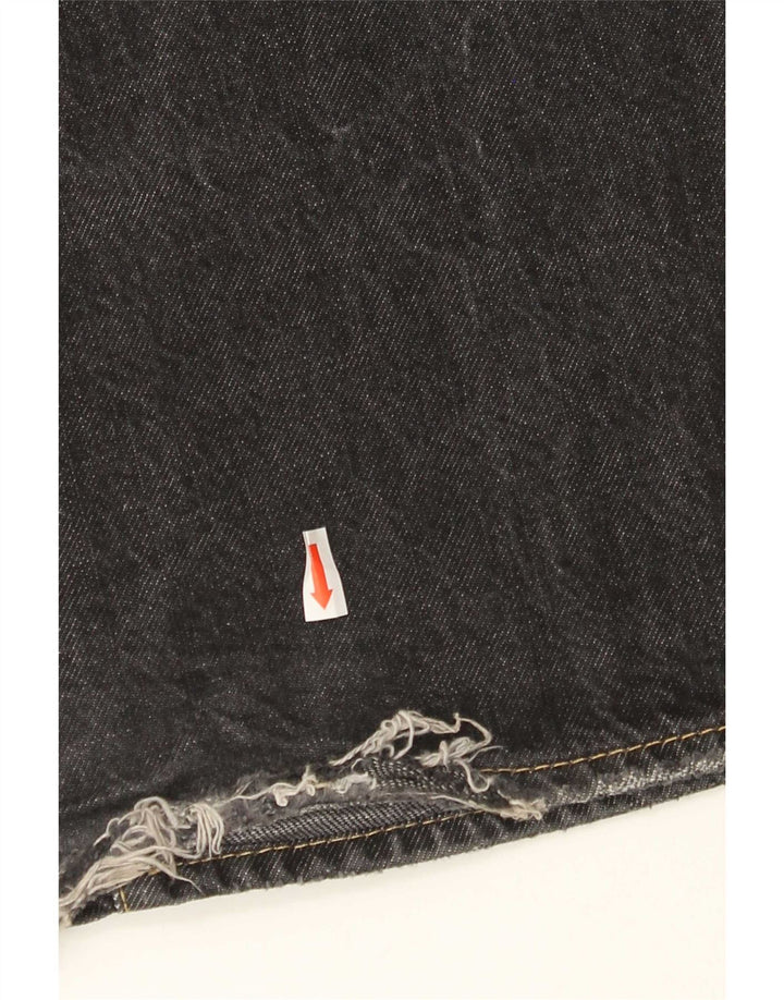 HUGO BOSS Herre Bootcut Jeans W34 L32 Sort Bomuld