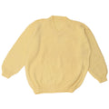 Vintage herre V-hals sweater stor gul