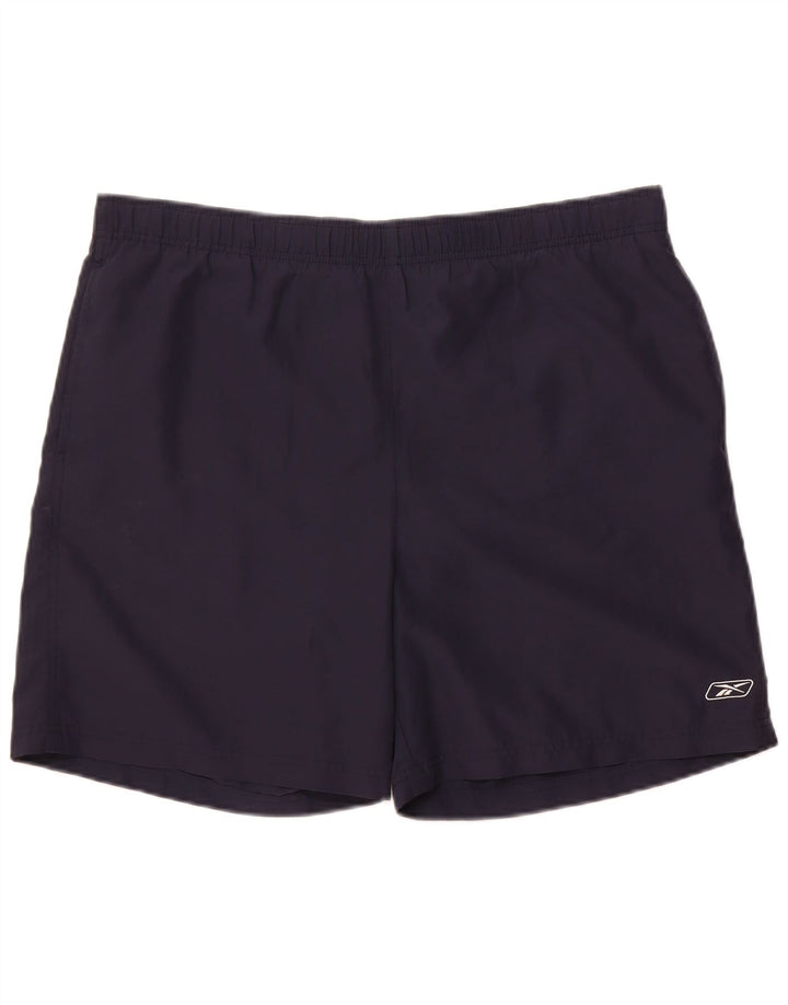 Reebok Sportshorts til mænd store marineblå polyester