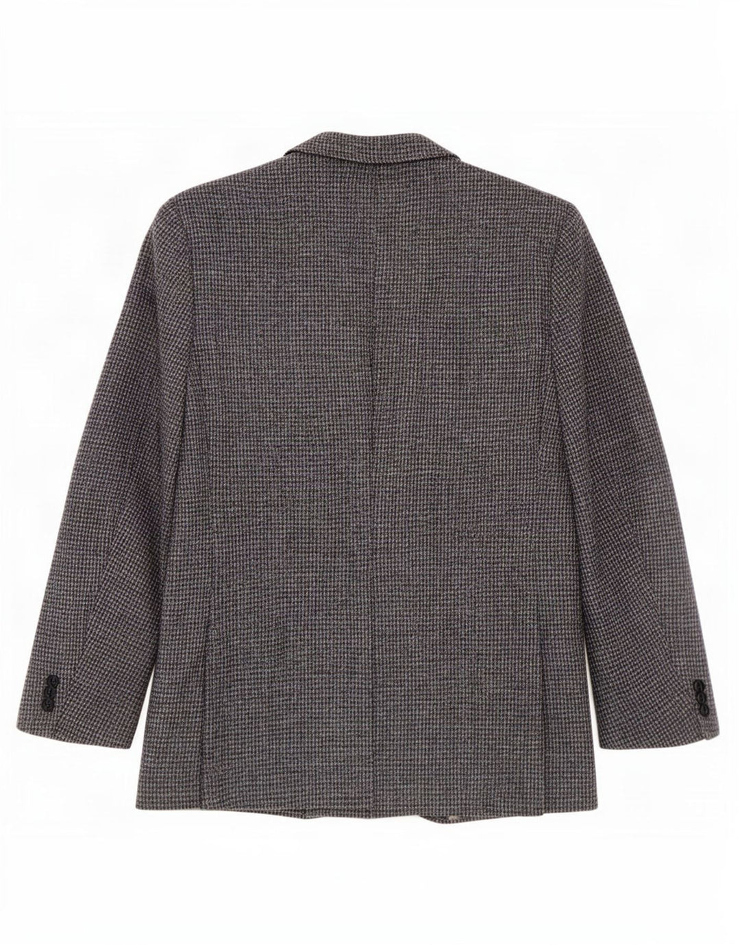 Harris Tweed Herre Regular Fit Blazer Jacket Størrelse 44 Large Blue Houndstooth