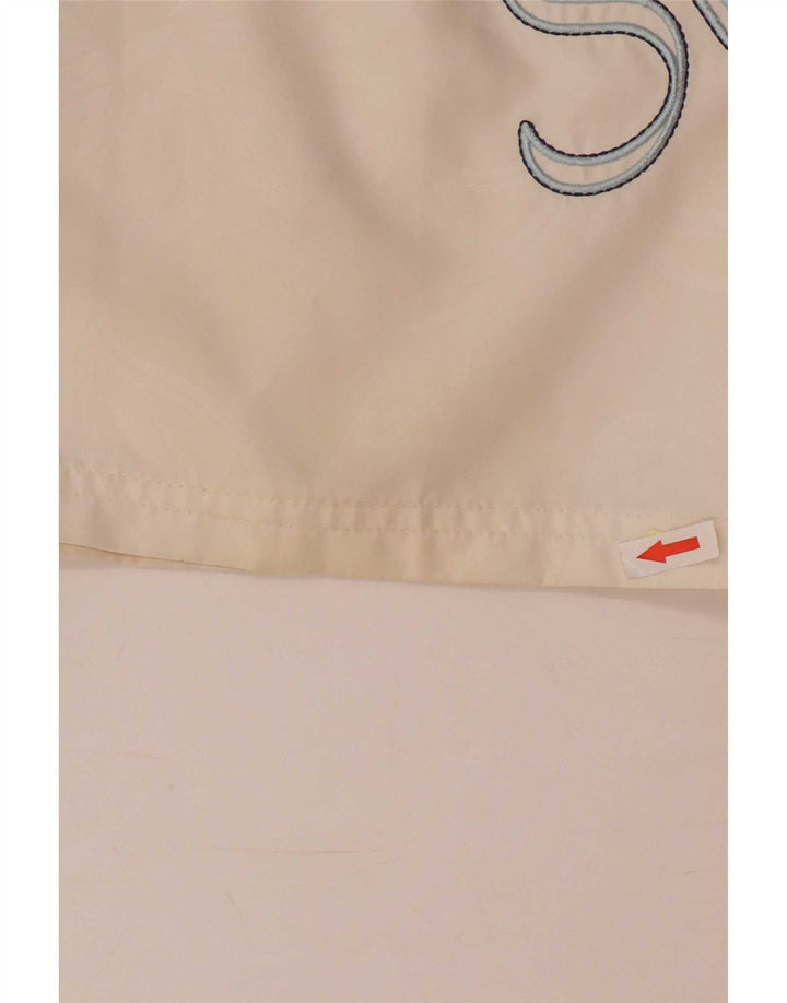 Sundek Herre grafiske almindelige svømmeshorts Large White Colourblock Beach