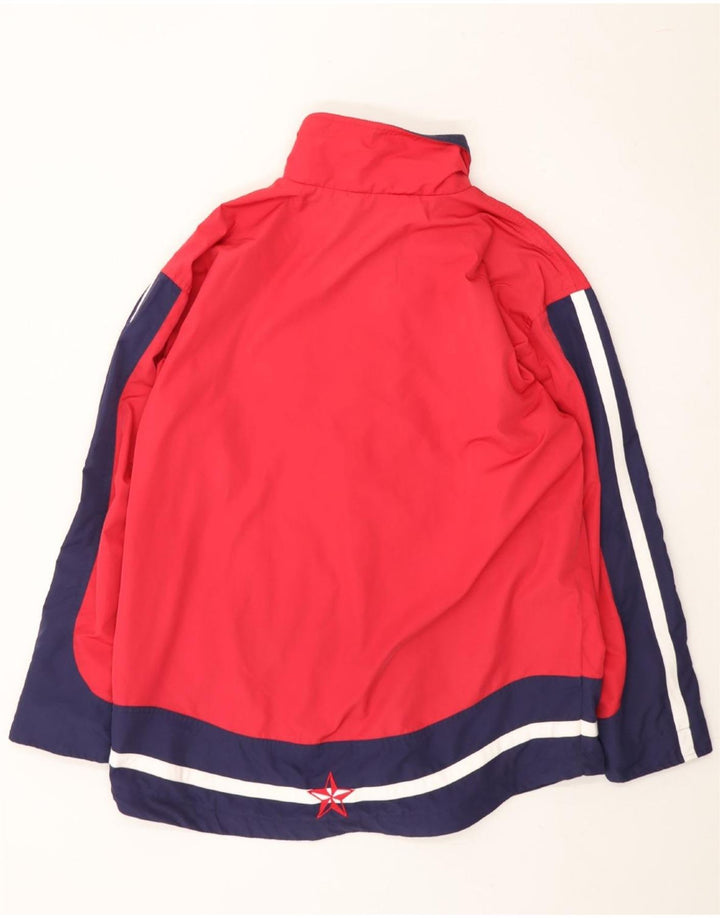 ODLO Mens Windbreaker Jacket UK 40 Large Red Colourblock Vintage Odlo and Second-Hand Odlo from Messina Hembry 