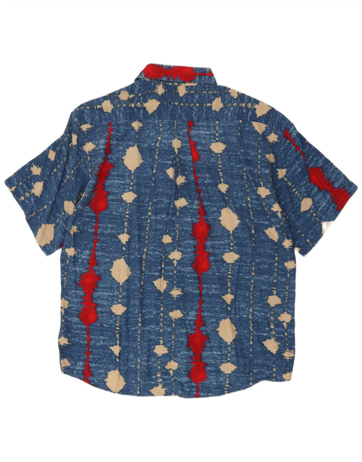Tipo' S Kortærmet Herreskjorte XL Blå Stribet Viscose