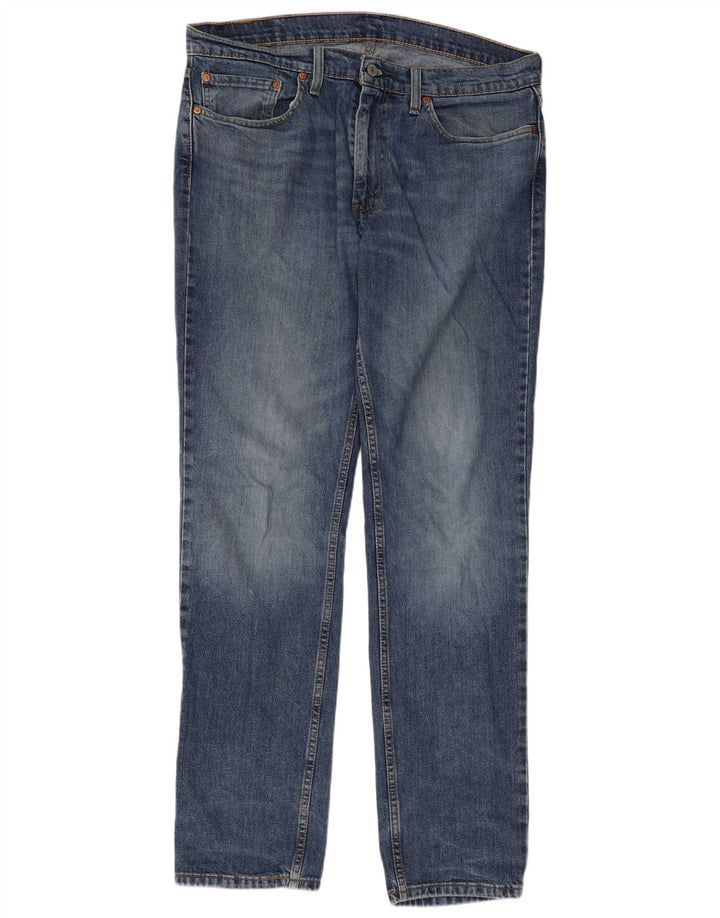 LEVI'S Slim Jeans til mænd W36 L34 Blå bomuld