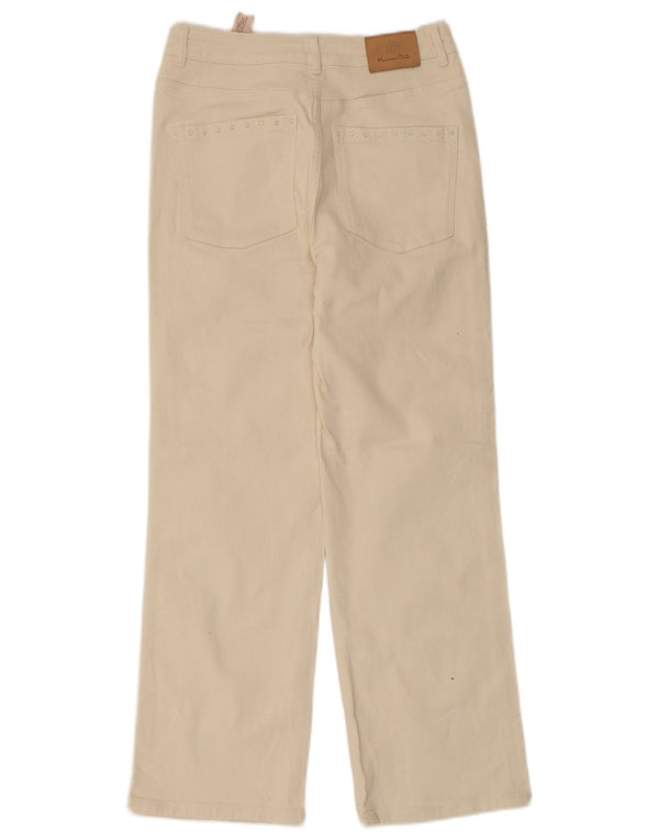 Massimo Dutti Dame Lige Casual Bukser EU 34 2XS W24 L26 Beige