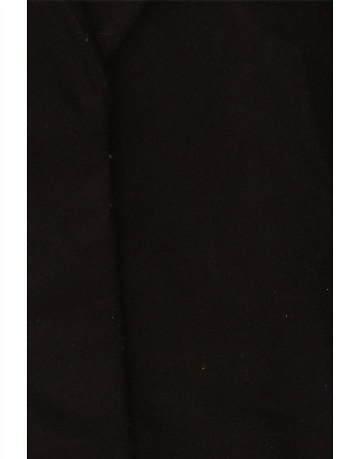 Topshop Dame Oversized Blazer Jacket UK 10 Small Black Polyester