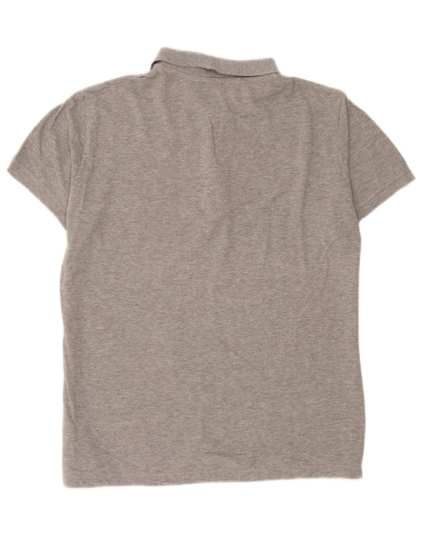 Diesel Herre grafisk poloshirt Medium Grey Flecked Bomuld