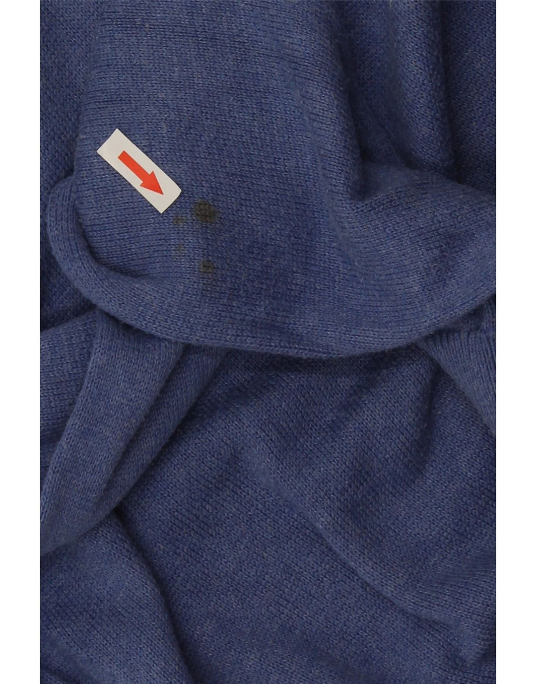 Besætningstøj Herre V-hals sweater Medium blå bomuld