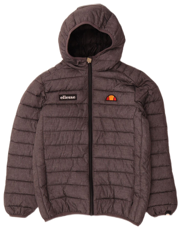 Ellesse Boys Polstret Hættejakke 12-13 År Grå Polyamid