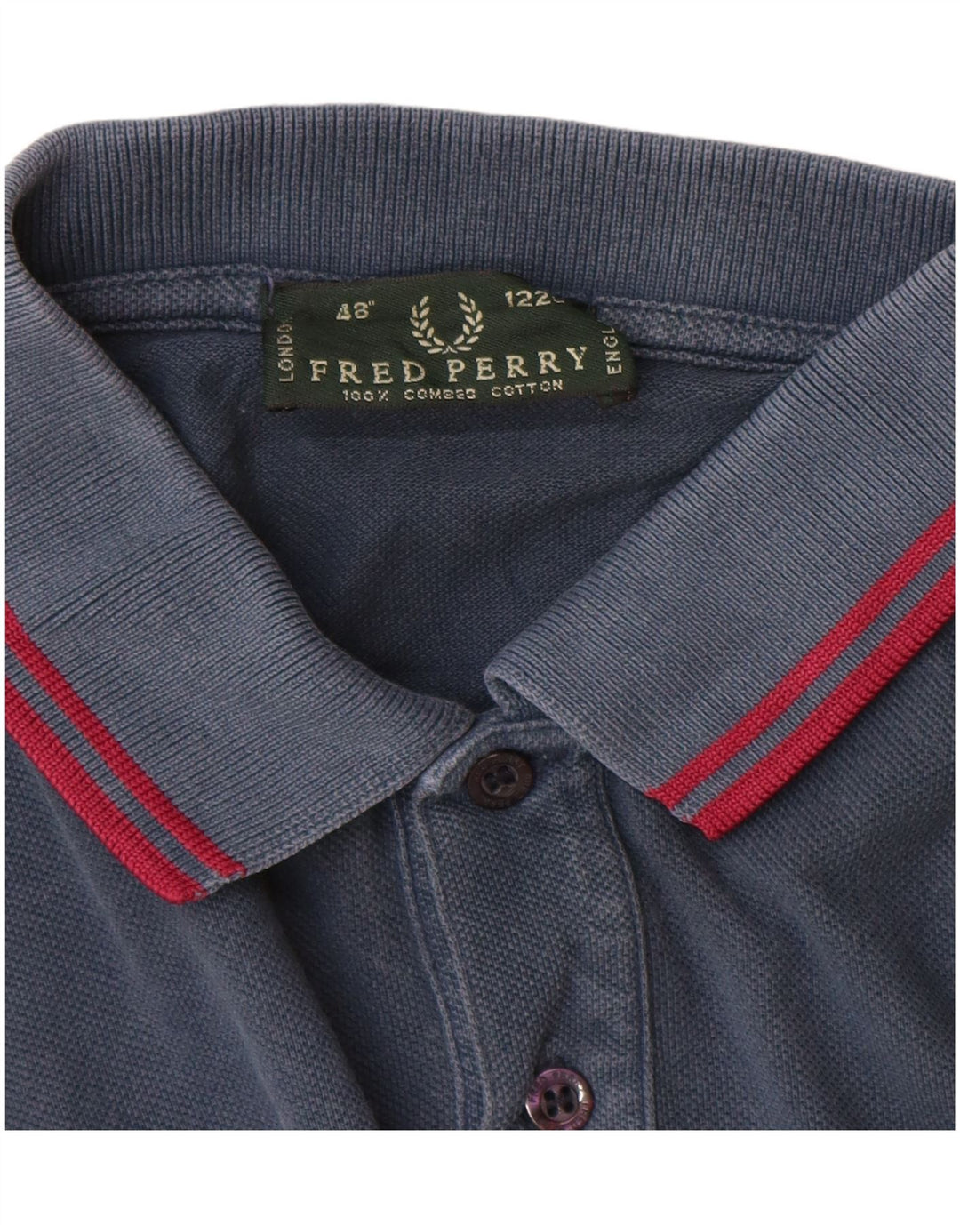 Fred Perry Herre poloshirt Stor marineblå bomuld