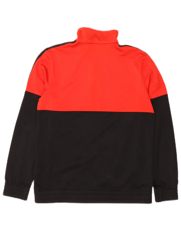 Adidas drenge grafisk træningsdragt topjakke 11-12 år Rød Colourblock