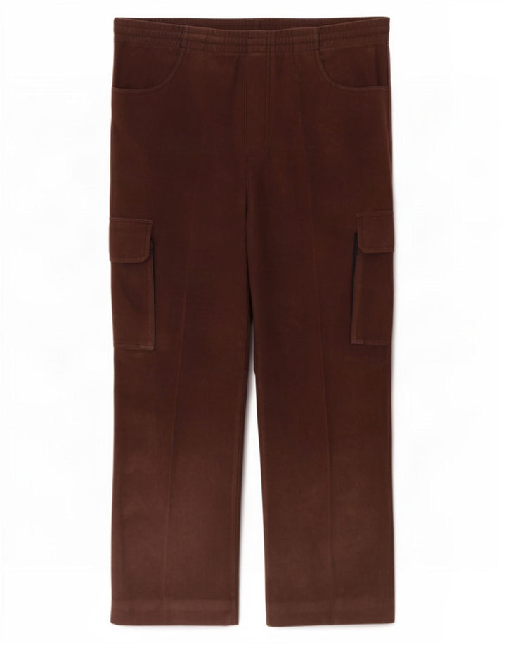 Diadora herre velour træningsdragt bukser XL brun polyester
