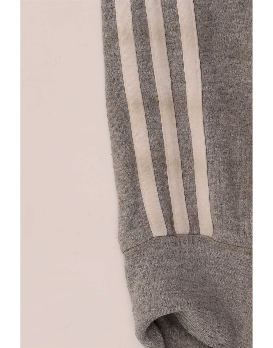 Adidas Womens Regular Fit Tracksuit Top Jacket UK 8 Small Grey Bomuld
