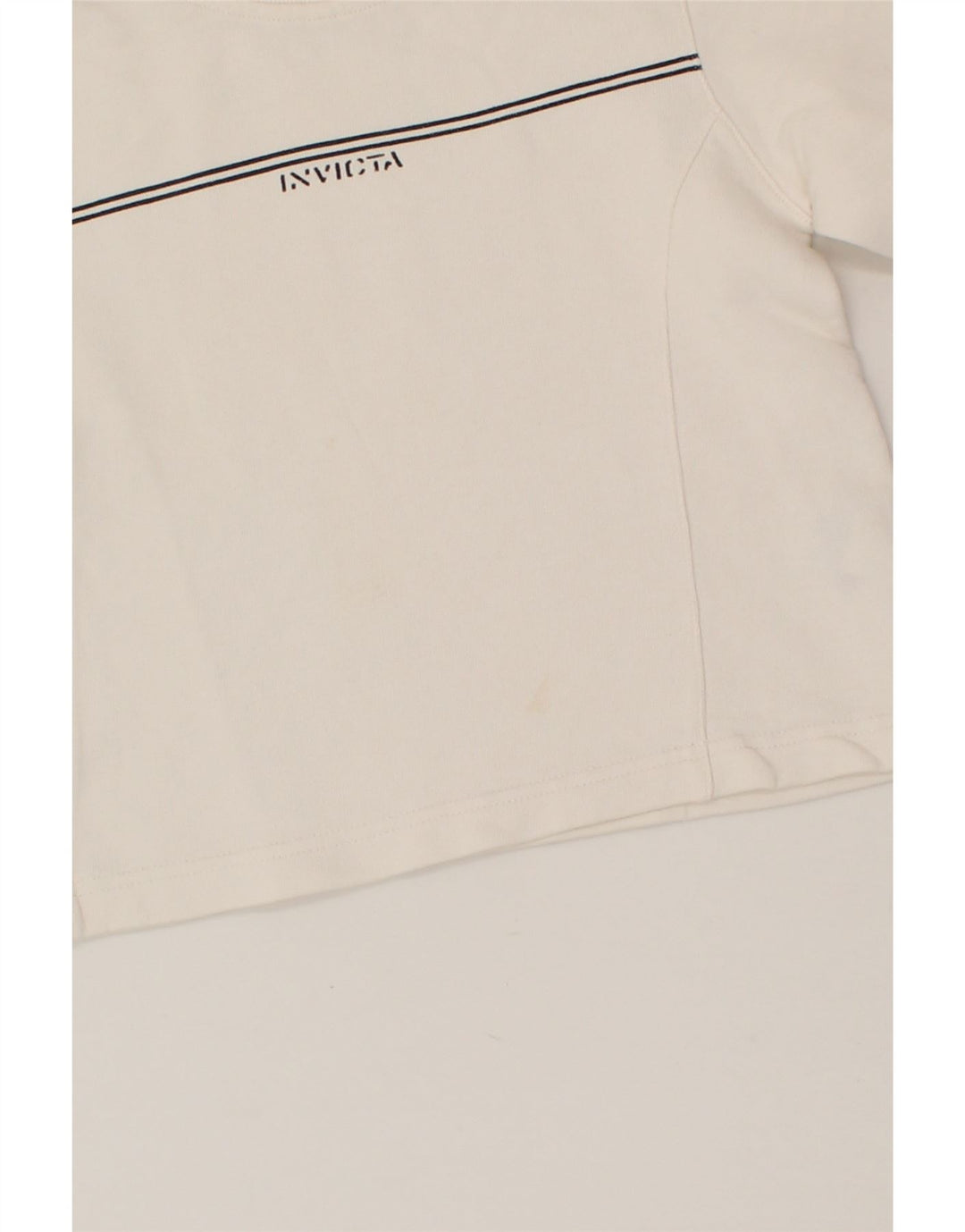INVICTA Girls Top Long Sleeve 7-8 Years White Cotton Vintage Invicta and Second-Hand Invicta from Messina Hembry 