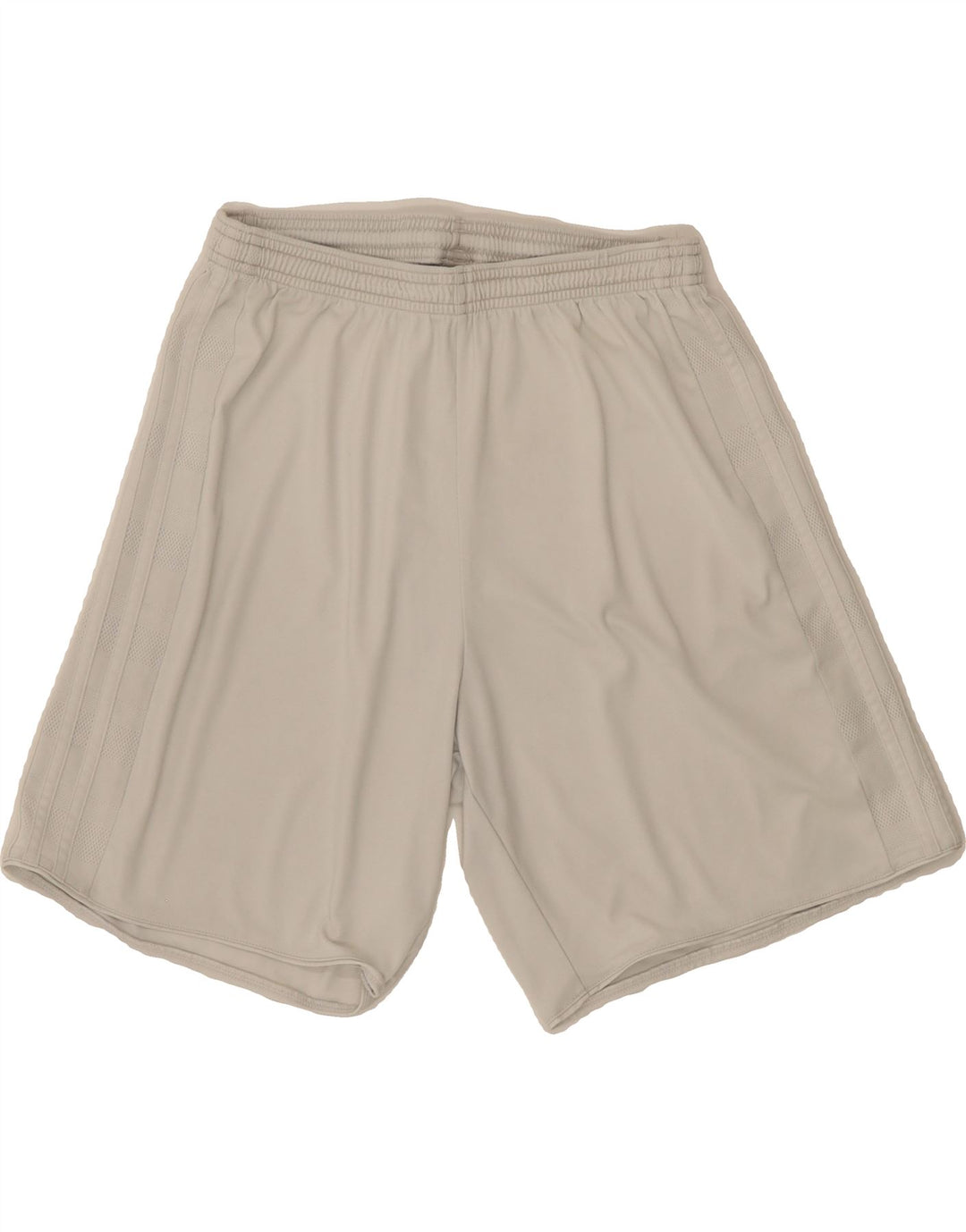 ADIDAS Boys Climacool Sport Shorts 9-10 Years Medium Off White Polyester Vintage Adidas and Second-Hand Adidas from Messina Hembry 