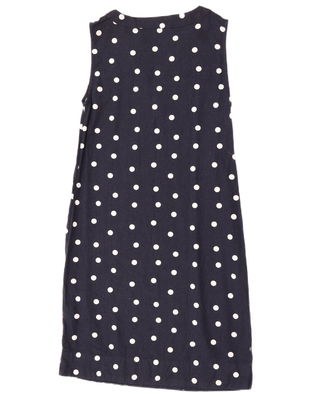 Marks & Spencer Womens Shift Dress UK 8 Small Navy Blue Polka Dot