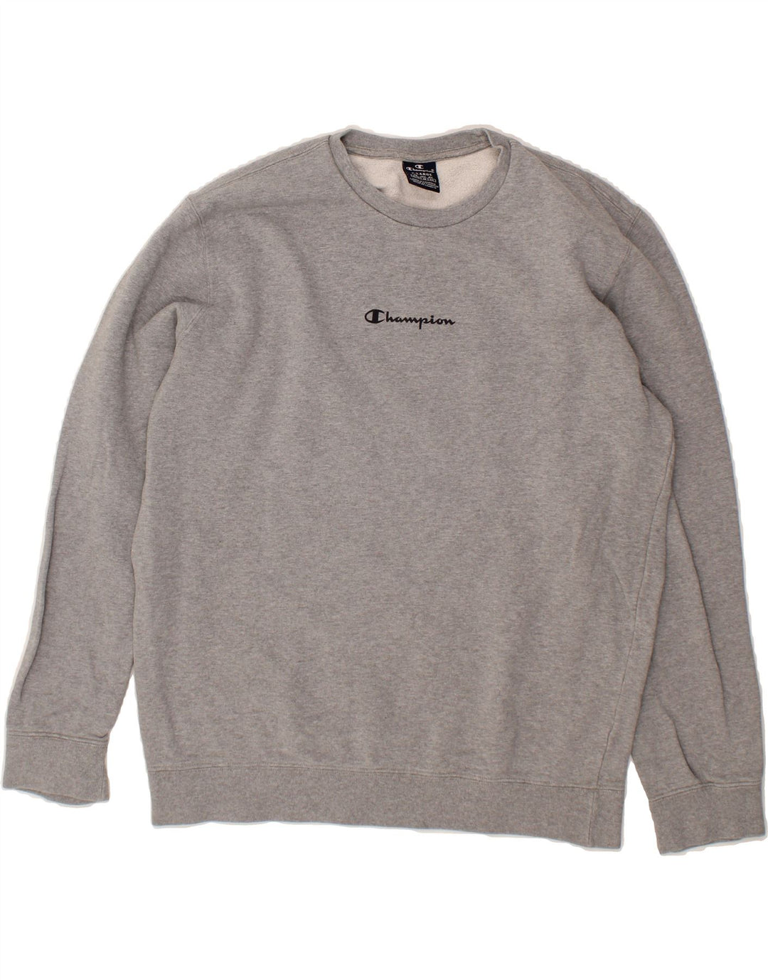 CHAMPION Mens Sweatshirt Jumper XL Grey Cotton Vintage Champion and Second-Hand Champion from Messina Hembry 