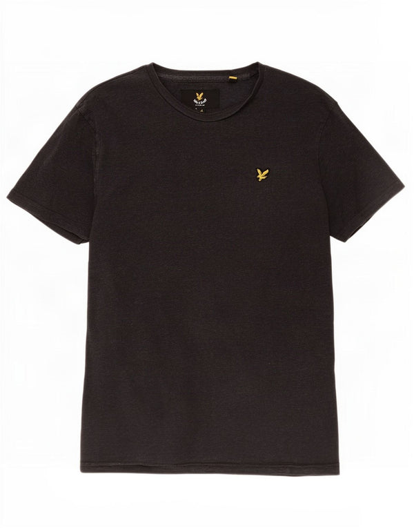 Lyle & Scott Herre T-Shirt Top Stor Grå Bomuld