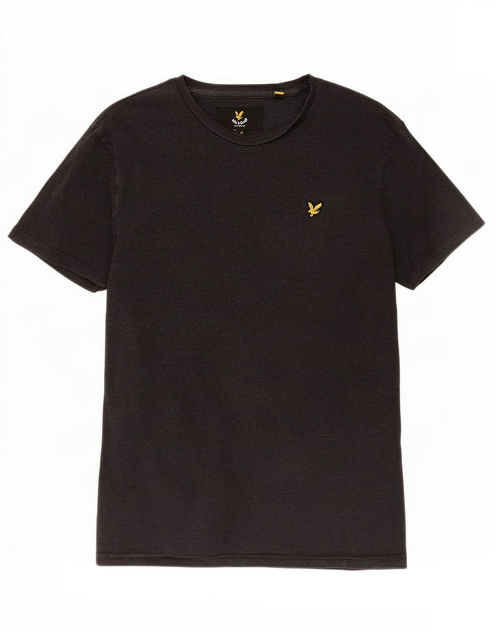 Lyle & Scott Herre T-Shirt Top Stor Grå Bomuld