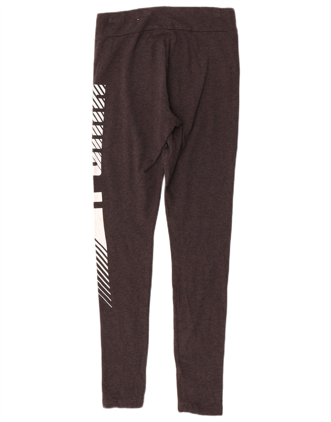 Puma Grafiske Leggings til kvinder UK 10 Små Grå Bomuld