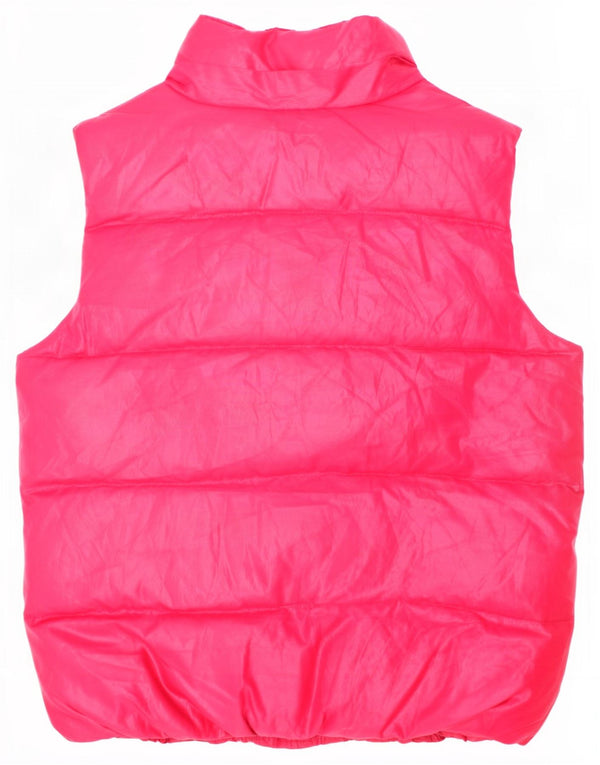 Benetton Girls Polstret Gilet 8-9 år Large Pink Polyester