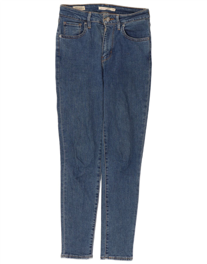 Levi's Dame 721 Skinny Jeans med høj talje W26 L27 Blå