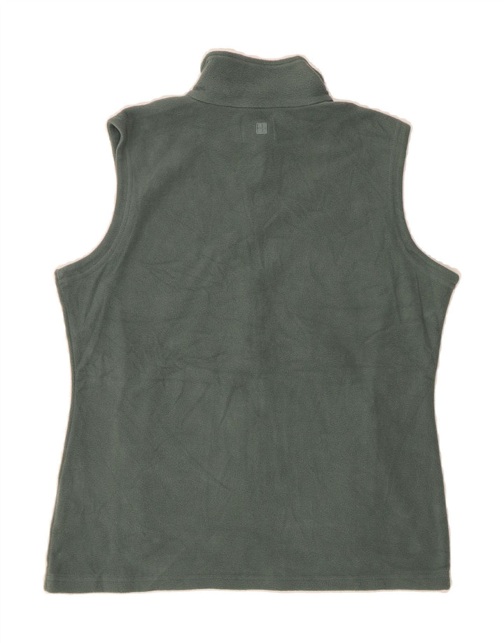MOUNTAIN WAREHOUSE Womens Fleece Gilet UK 14 Large Green Polyester Vintage Mountain Warehouse and Second-Hand Mountain Warehouse from Messina Hembry 