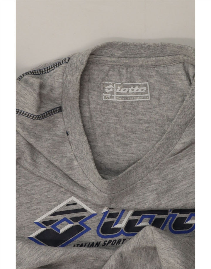 Lotto Herre Grafisk Vest Top 2XL Grå Flecked