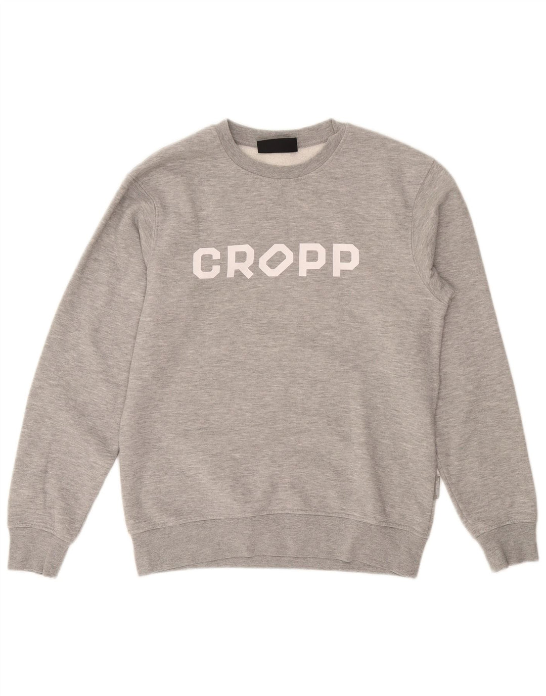 Cropp Herre grafisk Regular Fit Sweatshirt Jumper lille grå bomuld