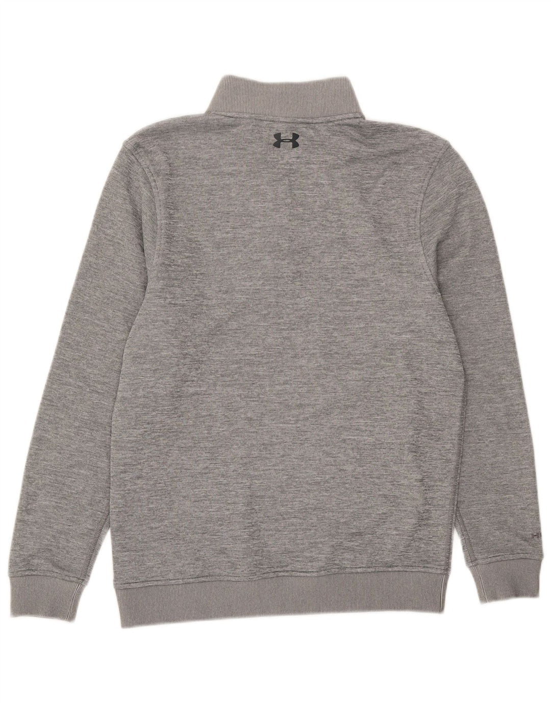 Under Armour Herre Zip Neck Sweatshirt Jumper lille grå polyester