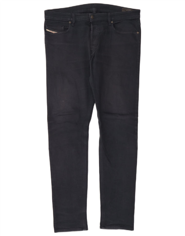 Diesel Herre D-Luster Slim Jeans W34 L34 Marineblå Bomuld