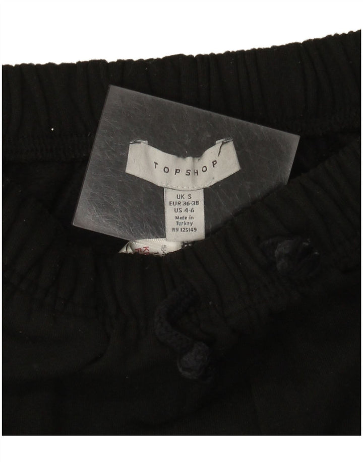 TOPSHOP Træningsdragt til kvinder Joggers UK 8 Small Black Polyester