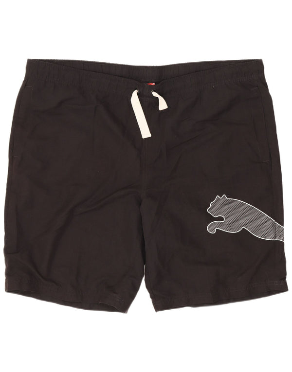 Puma Mens Graphic Sport Shorts XL  Black Sports