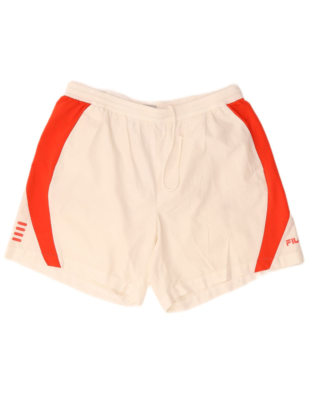 Fila Sportshorts til mænd Large White Colourblock Polyester