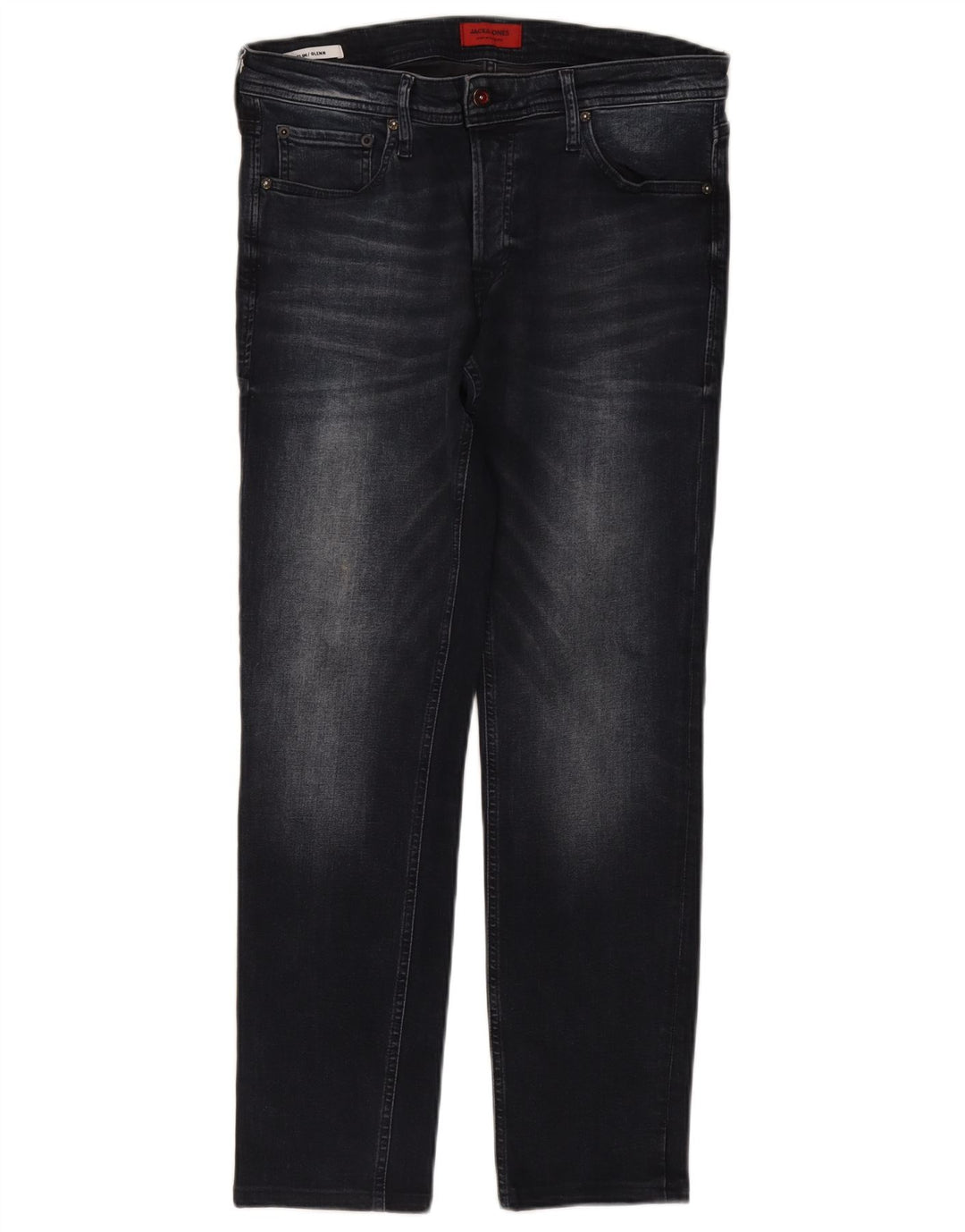 Jack & Jones Herre GLENN Slim Jeans W33 L32 Marineblå Bomuld