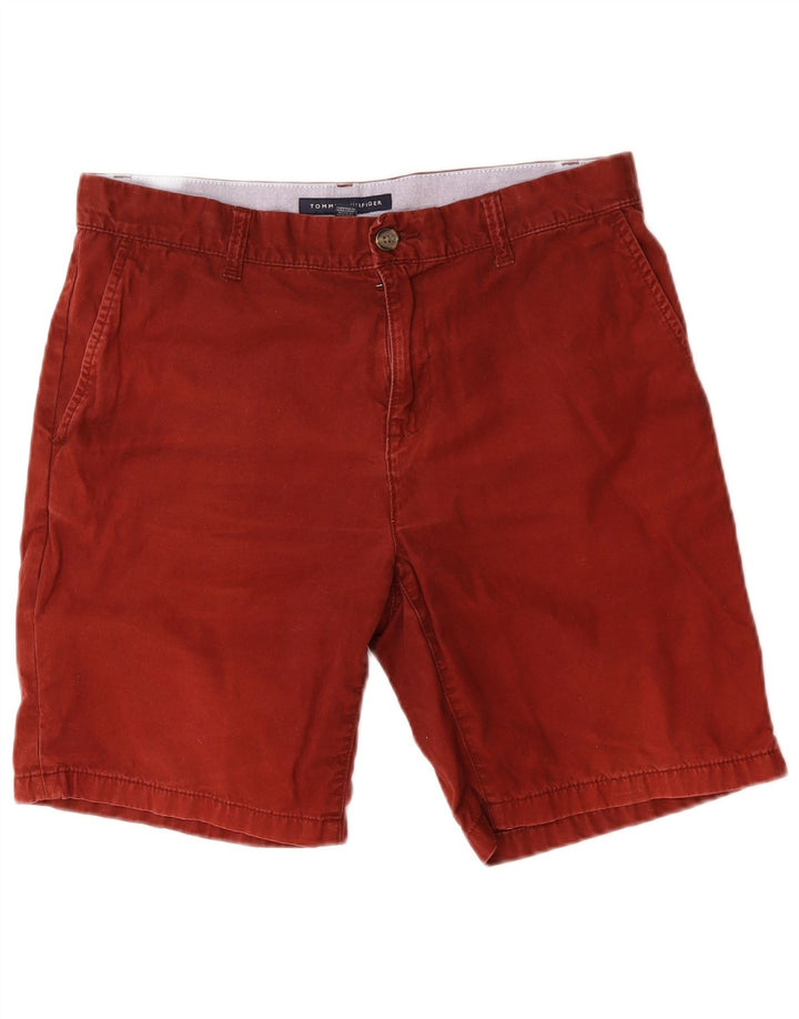 Tommy Hilfiger Herre Chino Shorts W33 Medium Brun Bomuld